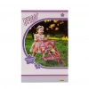 Mey İthalat® 0663 Puantiye Desenli, 3 Tekerlekli ve Tenteli Oyuncak Puset -