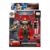 Mey İthalat® 1:24 Sesli ve Işıklı Dönüşebilen Robot 22 cm