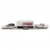 Mey İthalat®  1/64 Design Seri Yarış Takımı Römork ve Araç Set