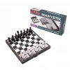 Mey İthalat® 1050170 Manyetik Satranç-Tavla 2si 1 Arada -okey
