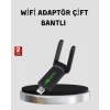 Mey İthalat® 1200 Mbps Dual Band WiFi Adaptör – 5.8G & 2.4G Çift Antenli