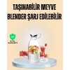 Mey İthalat® 1200mAh Şarjlı, Hafif ve Pratik Taşınabilir Blender