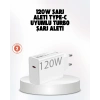 Mey İthalat® 120W Güçlü Hızlı Şarj Adaptörü ve Type-C Kablo Seti – Güvenli Şarj Teknolojisi
