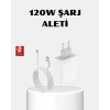 Mey İthalat® 120W Type-C Hızlı Şarj Adaptörü – Akıllı Koruma ve Turbo Güç Desteği
