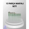 Mey İthalat® 13 Parça Makyaj Fırça Seti – Ergonomik, Dökülme Yapmayan, Taşınabilir