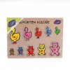 Mey İthalat® 131-132 ONY Ahşap Tutmalı Puzzle Büyükten Küçüğe -Onyıl