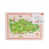 Mey İthalat® 131-132 ONY Ahşap Tutmalı Puzzle Büyükten Küçüğe -Onyıl