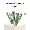 Mey İthalat® 13’lü Profesyonel Makyaj Fırça Seti – Yumuşak Sentetik Kıllı, Tüm Cilt Tiplerine Uygun