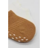 Mey İthalat®   2Li Sneakers Kaymaz Colours Penye Çorap 20104 Ekru Hardal