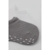 Mey İthalat®   2Li Sneakers Kaymaz Colours Penye Çorap 20104 Gri Beyaz
