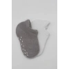 Mey İthalat®   2Li Sneakers Kaymaz Colours Penye Çorap 20104 Gri Beyaz