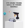 Mey İthalat® 21V Akülü Basınçlı Yıkama Makinesi Çift Akülü ve Hızlı Şarj Özellikli