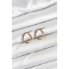 Mey İthalat® 316L Çelik Gold Renk 12 mm Halka Kadın Küpe