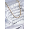 Mey İthalat® 316L Çelik Gold Renk 60 cm Burgu Model Kadın Kolye