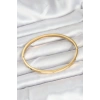 Mey İthalat® 316L Çelik Gold Renk 65 mm İnce Kadın Kelepçe Bileklik