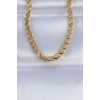 Mey İthalat® 316L Çelik Gold Renk Arpa Model Kolye