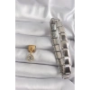 Mey İthalat® 316L Çelik Gold Renk Sallantı Zirkon Taşlı Göz Model Nomination Charm
