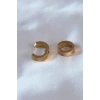 Mey İthalat® 316L Çelik Gold Renk Sıkıştırmalı Erkek Küpe