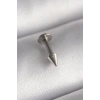 Mey İthalat® 316L Çelik Gümüş Renk Çivi Model Piercing