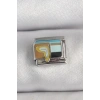 Mey İthalat® 316L Çelik Gümüş Renk Renkli Portre Model Nomination Charm