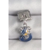 Mey İthalat® 316L Çelik Gümüş Renk Sallantı Kova Burç Model Nomination Charm