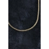 Mey İthalat® 316L Çelik Örme Zincir Model Gold Renk Erkek Kolye