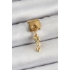 Mey İthalat® 316L Çelik Sallantılı Deniz Atı Model Gold Renk Nomination Charm