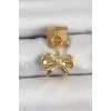 Mey İthalat® 316L Çelik Sallantılı Fiyonk Model Gold Renk Nomination Charm