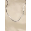 Mey İthalat® 316L Çelik Silver Renk 45 cm İtalyan Zincir Model Kadın Kolye