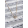 Mey İthalat® 316L Çelik Zincir Gold Renk Charm Kadın Kolye