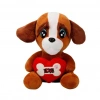 Mey İthalat® 3183  Kalpli Peluş Köpek 30 cm