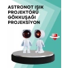 Mey İthalat® 360° Ayarlanabilir Başlıklı Astronot Gece Lambası