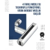 Mey İthalat® 4 Modlu Musluk Başlığı | Şelale, Yağmur, Sprey, Köpük Akışı | Yüksek Basınç Performansı | Modern Tasarım