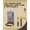 Mey İthalat® 4ü 1 Arada Metal Hızlı Veri Kablosu – 65W Güç, 27W iPhone Desteği, 480Mbps Aktarım