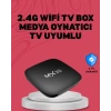 Mey İthalat® 4K UHD Android Medya Oynatıcı 8 GB Hafıza 2 GB RAM Wi-Fi Destekli
