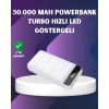 Mey İthalat® 50000mAh Yüksek Kapasiteli Powerbank Hızlı Şarj ve LED Ekranlı