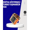 Mey İthalat® 5000mAh Şarjlı Soğutma Fanı Taşınabilir