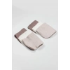 Mey İthalat® 6lı Müslin Mendil 20x20 cm 90106 Taş Ekru Antrasit