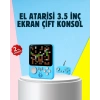 Mey İthalat® 666 Klasik Oyunlu Mini Retro Konsol – Büyük Ekran Desteği