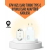 Mey İthalat® 67W Hızlı Şarj Cihazı Yüksek Isı Dayanımlı Type-C Set