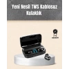 Mey İthalat® A10s TWS Ergonomik Bluetooth Kulaklık Uzun Pil Ömürlü