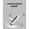 Mey İthalat® ABS Pirinç Alaşımlı Musluk Başlığı 4 Modlu 360° Dönebilen ve Ekonomik