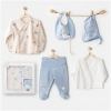 Mey İthalat®   AC25910 Newborn Set Dino 5Li Hastane Çıkışı Beige