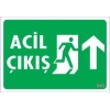 Mey İthalat® Acil Çıkış Uyarı Levhası 17,5x25 KOD:943