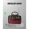Mey İthalat® Ahşap Dokulu Bluetooth Müzik Kutusu – Vintage LED Tasarımıyla Modern Ses Deneyimi