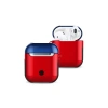 Mey İthalat®   Airpods 2 (2.nesil) 3in1 Kılıf - Kırmızı-Lacivert