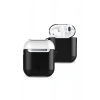 Mey İthalat®   Airpods 2 (2.nesil) 3in1 Kılıf - Siyah-Beyaz