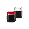 Mey İthalat®   Airpods 2 (2.nesil) 3in1 Kılıf - Siyah-Kırmızı