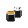 Mey İthalat®   Airpods 2 (2.nesil) 3in1 Kılıf - Siyah-Sarı