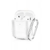 Mey İthalat®   Airpods 2 (2.nesil) Hang Kılıf - Şeffaf